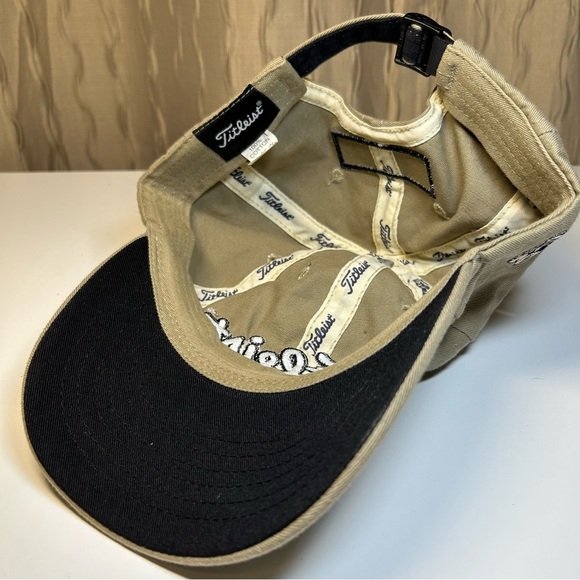 Titleist X Disney Mickey Mouse Dad Hat Strap Back Men's Khaki Golf Embroidered - Picture 8 of 13